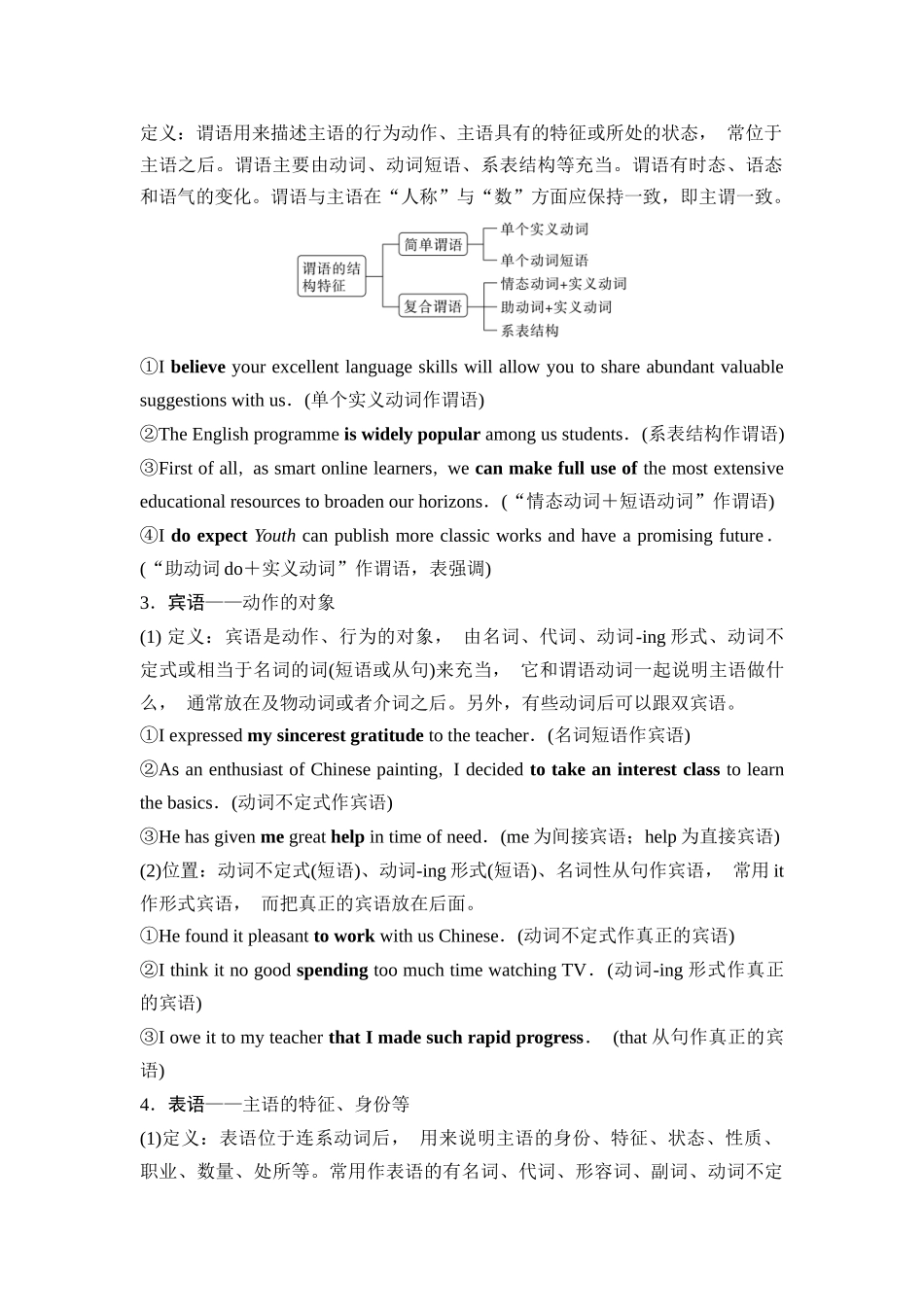 2026版《课堂新坐标》高三英语一轮复习人教版38第二部分奠基篇第2讲厘清句子成分和基本句型.docx_第2页