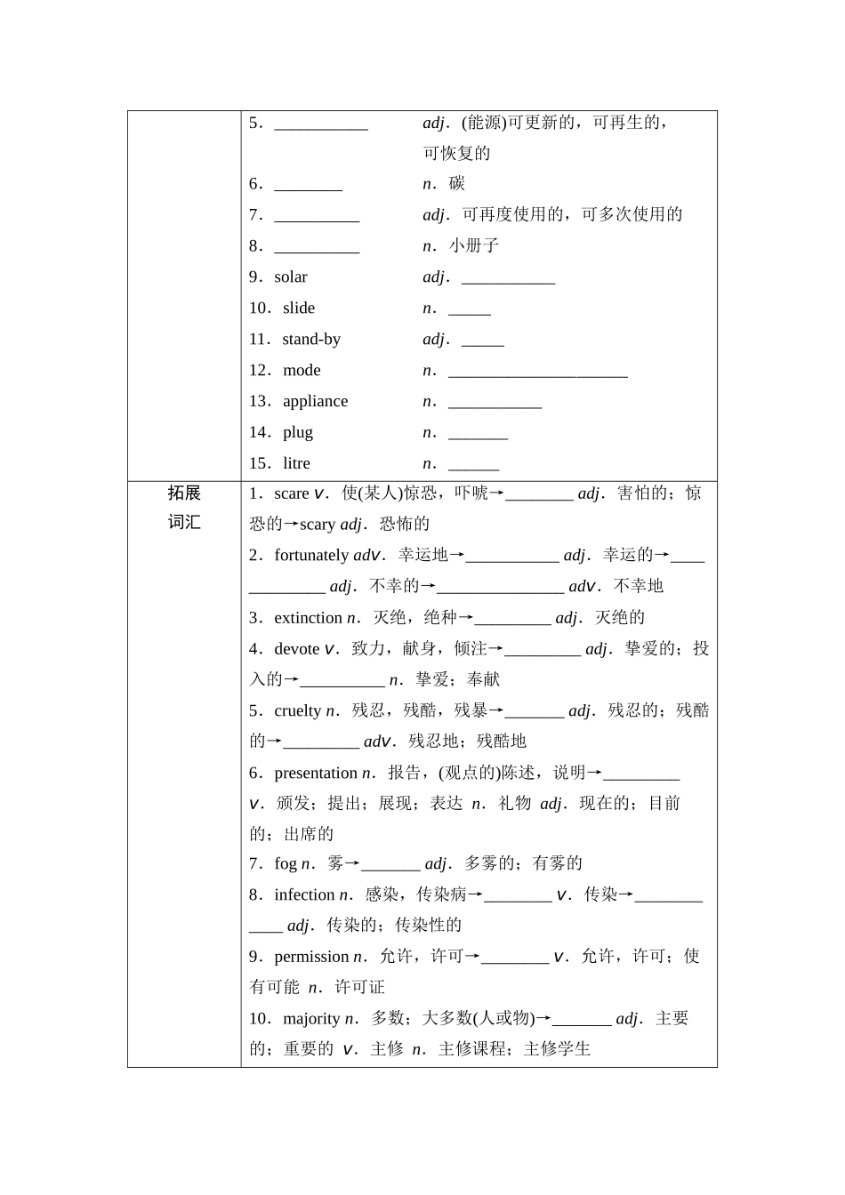 2026版《课堂新坐标》高三英语一轮复习外研社版12第一部分必修第二册Unit6Earthfirst(1).docx_第3页