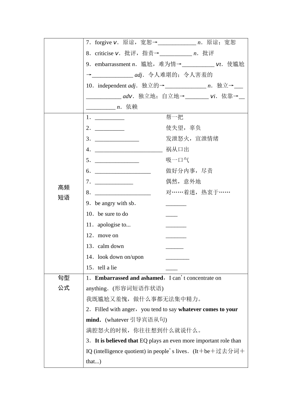 2026版《课堂新坐标》高三英语一轮复习外研社版13第一部分必修第三册Unit1Knowingme,knowingyou(1).docx_第3页