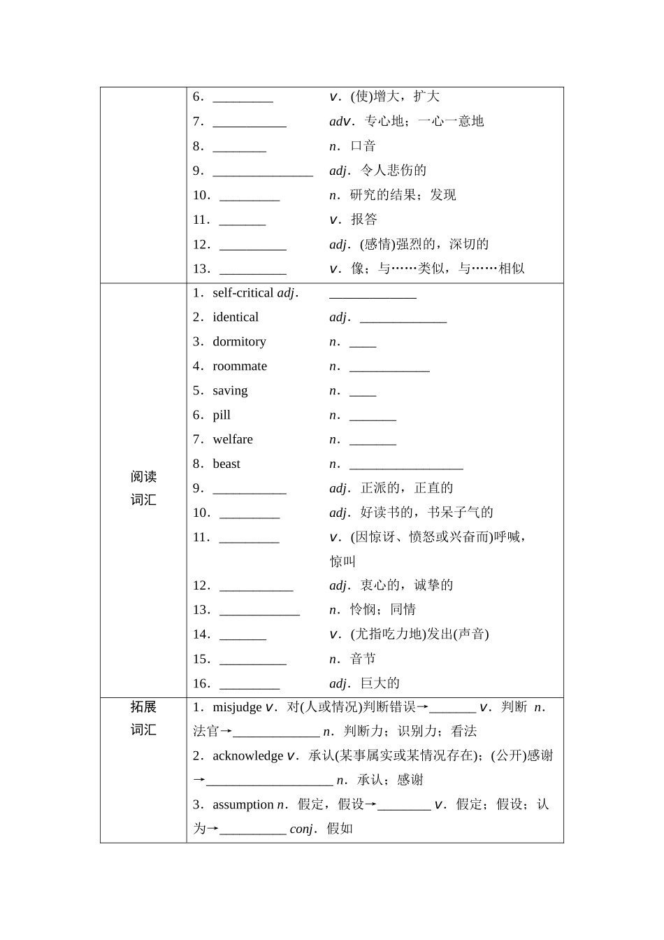 2026版《课堂新坐标》高三英语一轮复习外研社版31第一部分选择性必修第三册Unit1Facevalues(1).docx_第2页