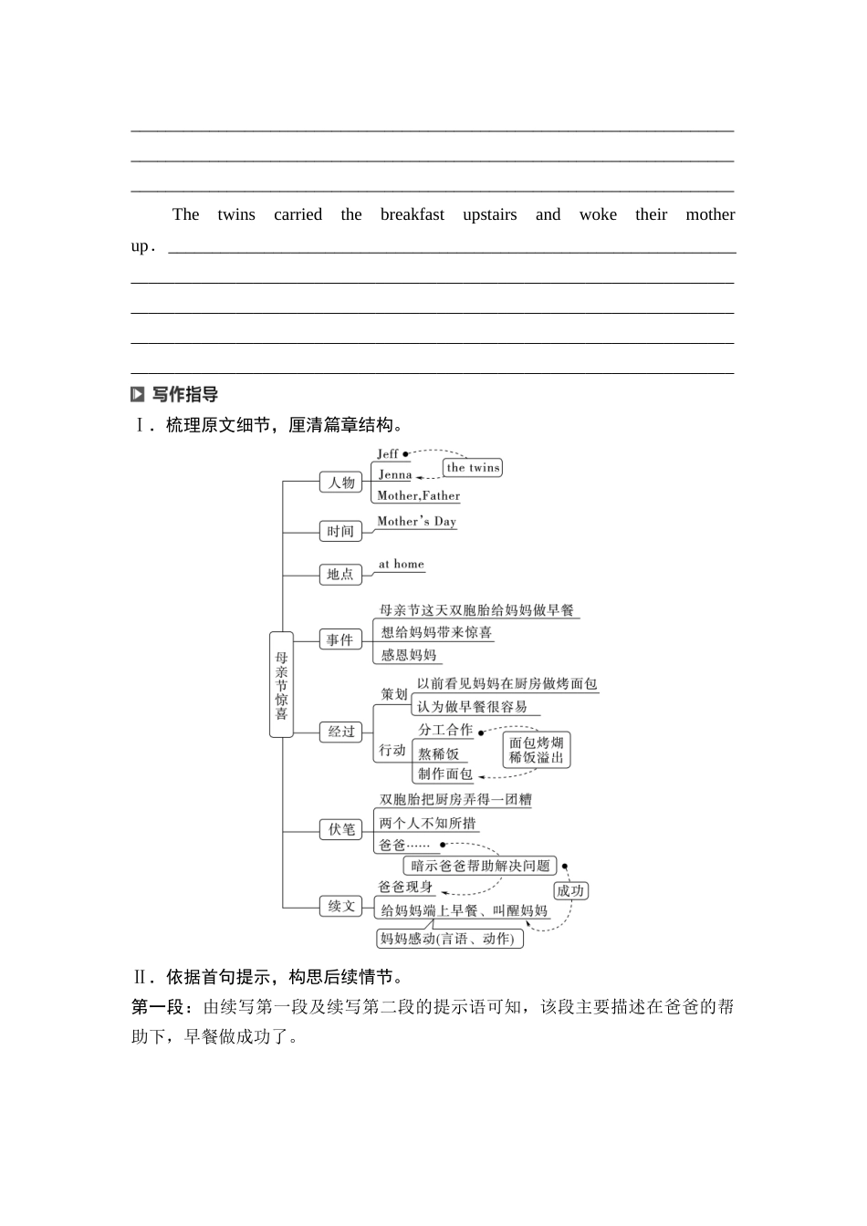 2026版《课堂新坐标》高三英语一轮复习外研社版67第三部分读后续写第二节第4讲续写热点话题亲情友情(1).docx_第2页