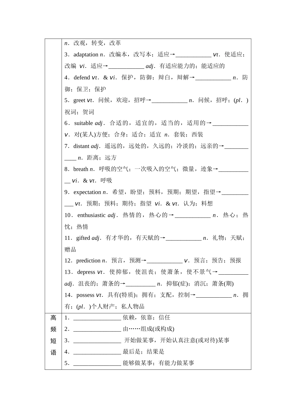 2026版《课堂新坐标》高三英语一轮复习译林版14第一部分选择性必修第一册UNIT2Theuniversallanguage(1).docx_第3页
