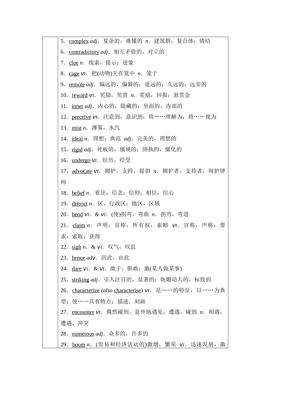 2026版《课堂新坐标》高三英语一轮复习译林版16第一部分选择性必修第一册UNIT4Exploringpoetry.docx_第2页