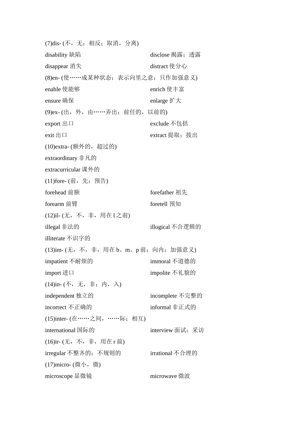 2026版《课堂新坐标》高三英语一轮复习译林版29第二部分奠基篇第1讲构词法.docx_第3页