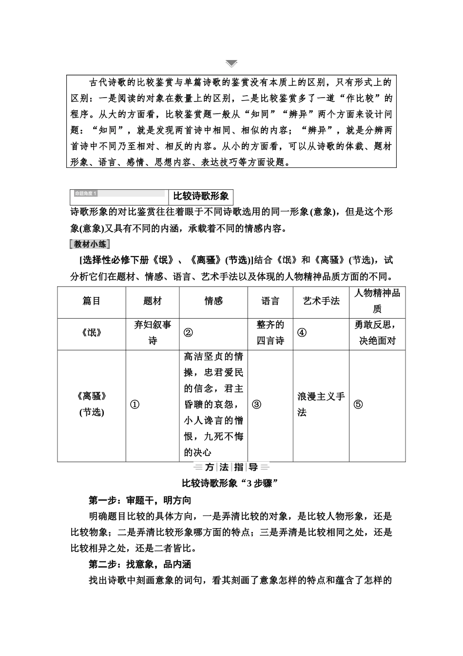 2026版《课堂新坐标》高三语文一轮复习（教考衔接）16板块一专题二学案32古代诗歌的比较鉴赏阅读.docx_第2页