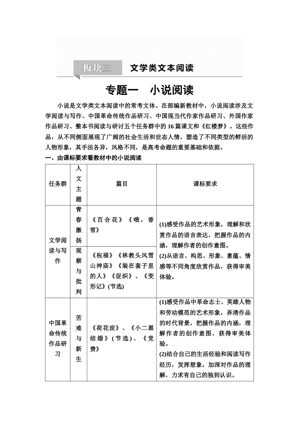 2026版《课堂新坐标》高三语文一轮复习（教考衔接）29板块三专题一学案40理清情节发展的脉络及线索.docx_第1页