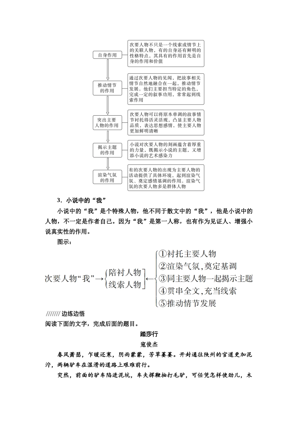 2026版《课堂新坐标》高三语文一轮复习（教考衔接）34板块三专题一学案45分析人物角色、个像和群像的作用.docx_第3页
