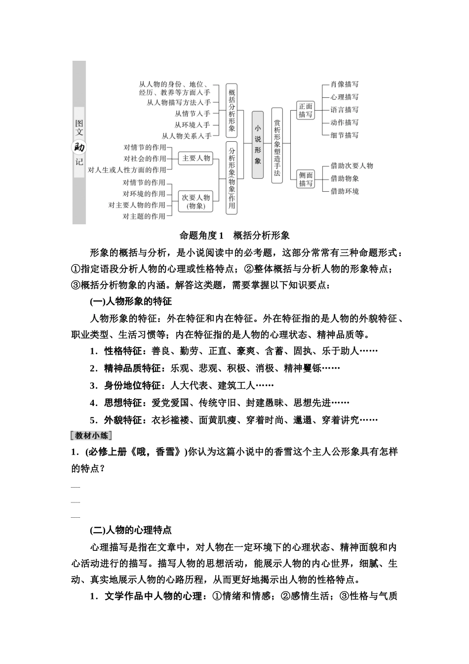 2026版《课堂新坐标》高三语文一轮复习（通用版）15板块二专题一考题研析任务突破一第3讲立足形神兼品，全解形象分析类题(1).docx_第2页