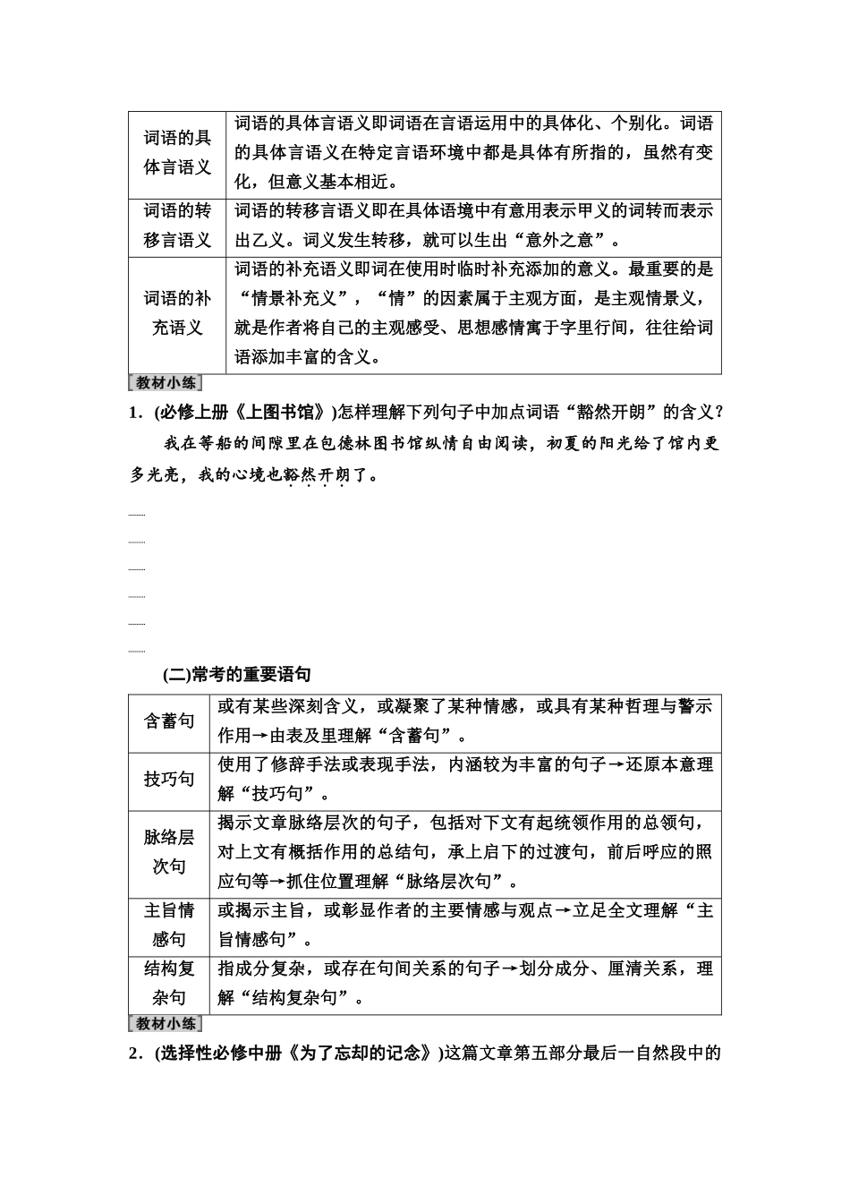 2026版《课堂新坐标》高三语文一轮复习（通用版）22板块二专题二考题研析任务突破一第2讲提高欣赏素能，准解语言、技巧赏析类题(1).docx_第3页
