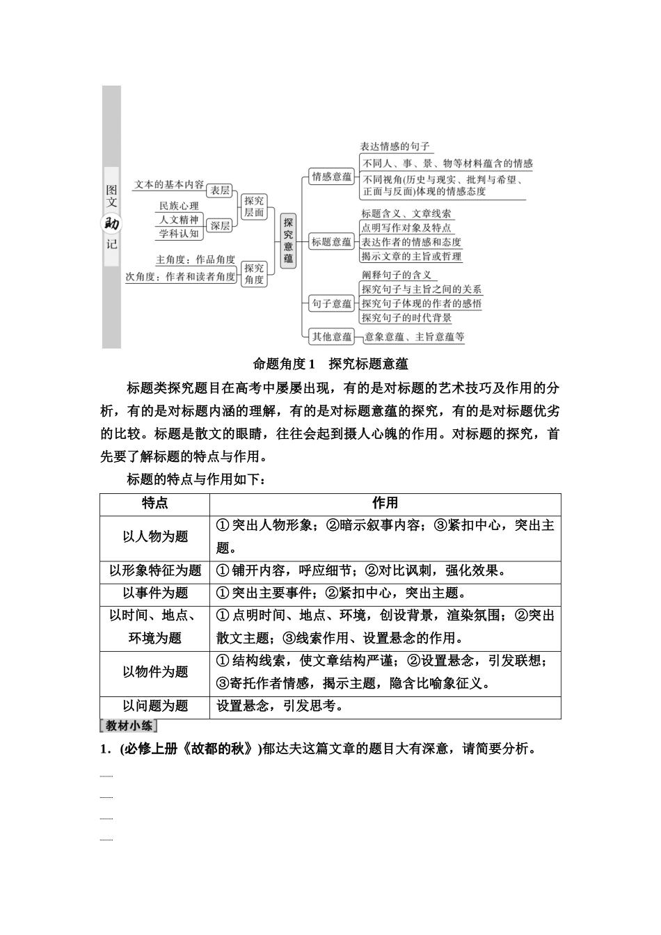 2026版《课堂新坐标》高三语文一轮复习（通用版）25板块二专题二考题研析任务突破二第2讲把握作者意图，探究文本意蕴分析类题.docx_第2页
