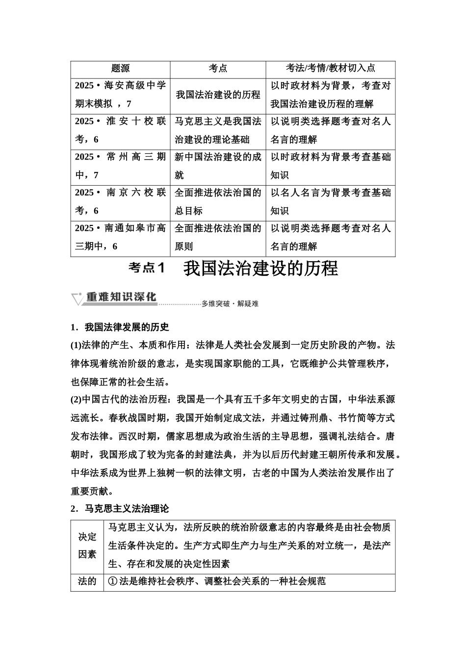 2026版《课堂新坐标》高三政治一轮复习江苏专版19必修3第三单元第十四课治国理政的基本方式(1).docx_第2页
