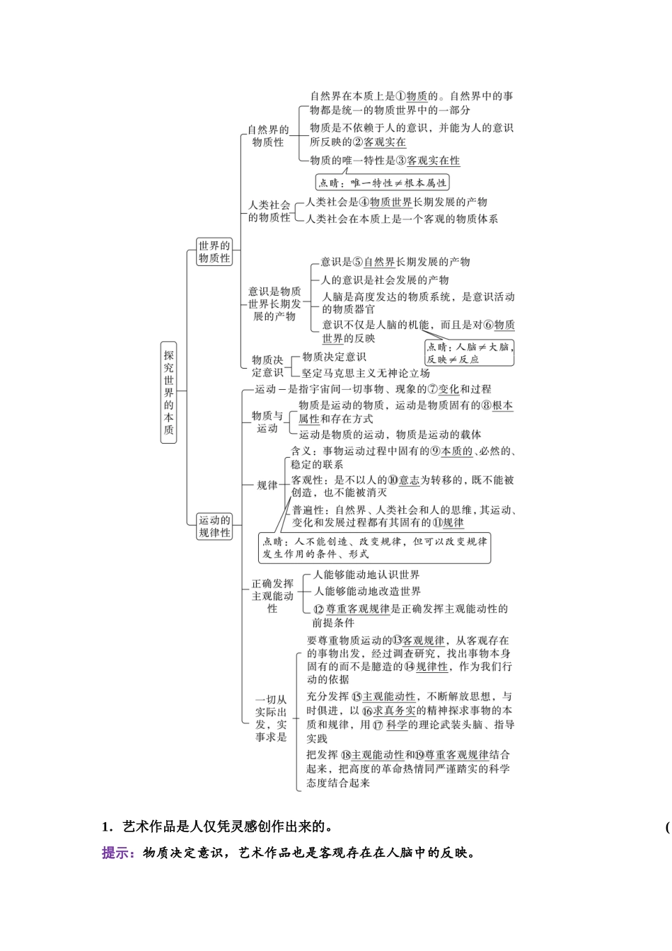 2026版《课堂新坐标》高三政治一轮复习江苏专版24必修4第一单元第十八课探究世界的本质.docx_第2页