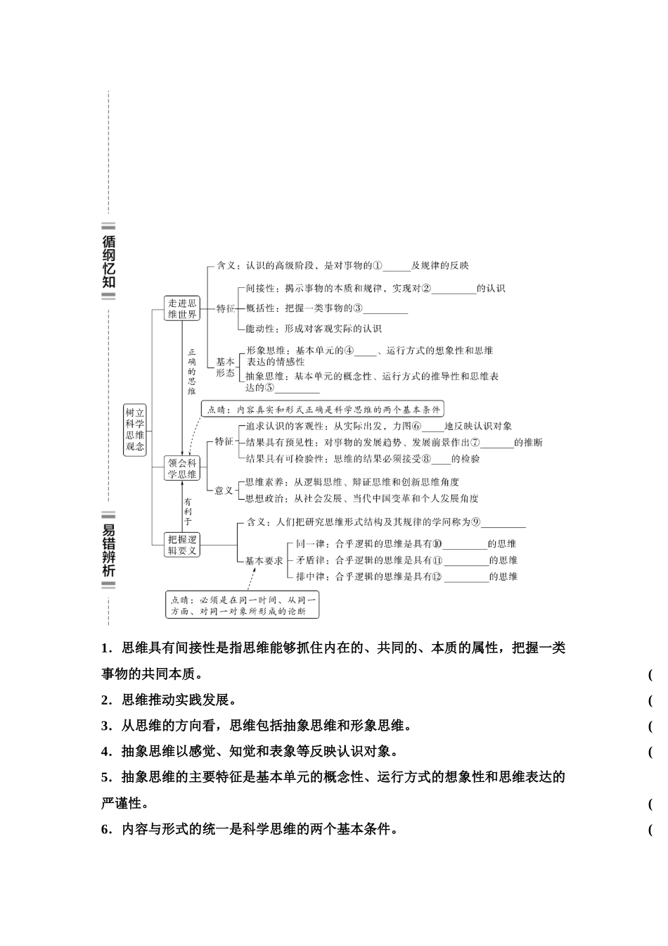 2026版《课堂新坐标》高三政治一轮复习江苏专版55选择性必修3第一单元第四十四课树立科学思维和把握逻辑要义(1).docx_第2页