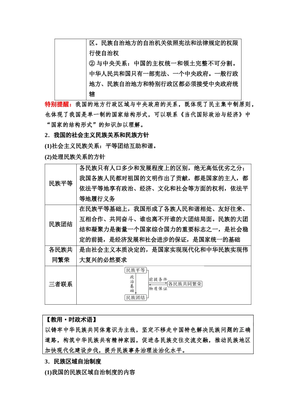 2026版《课堂新坐标》高三政治一轮复习通用版20必修3第二单元第十三课课时2民族区域自治制度和基层群众自治制度.docx_第2页