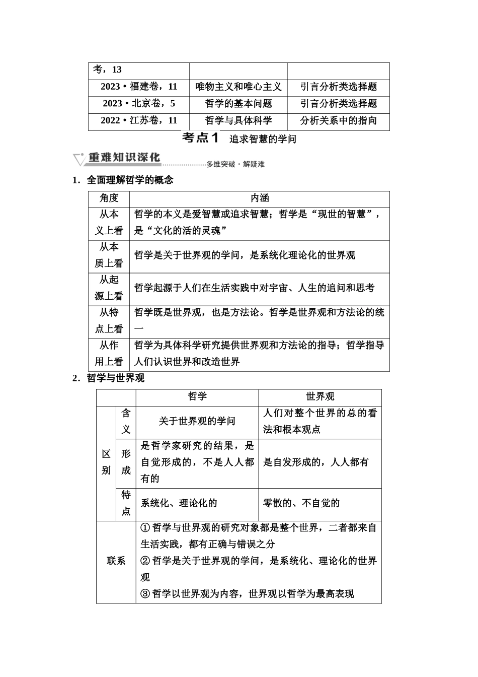 2026版《课堂新坐标》高三政治一轮复习通用版26必修4第一单元第十七课时代精神的精华(1).docx_第3页
