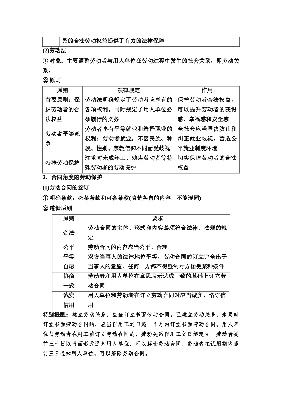 2026版《课堂新坐标》高三政治一轮复习通用版53选择性必修2第三单元第四十课做个明白的劳动者(1).docx_第3页