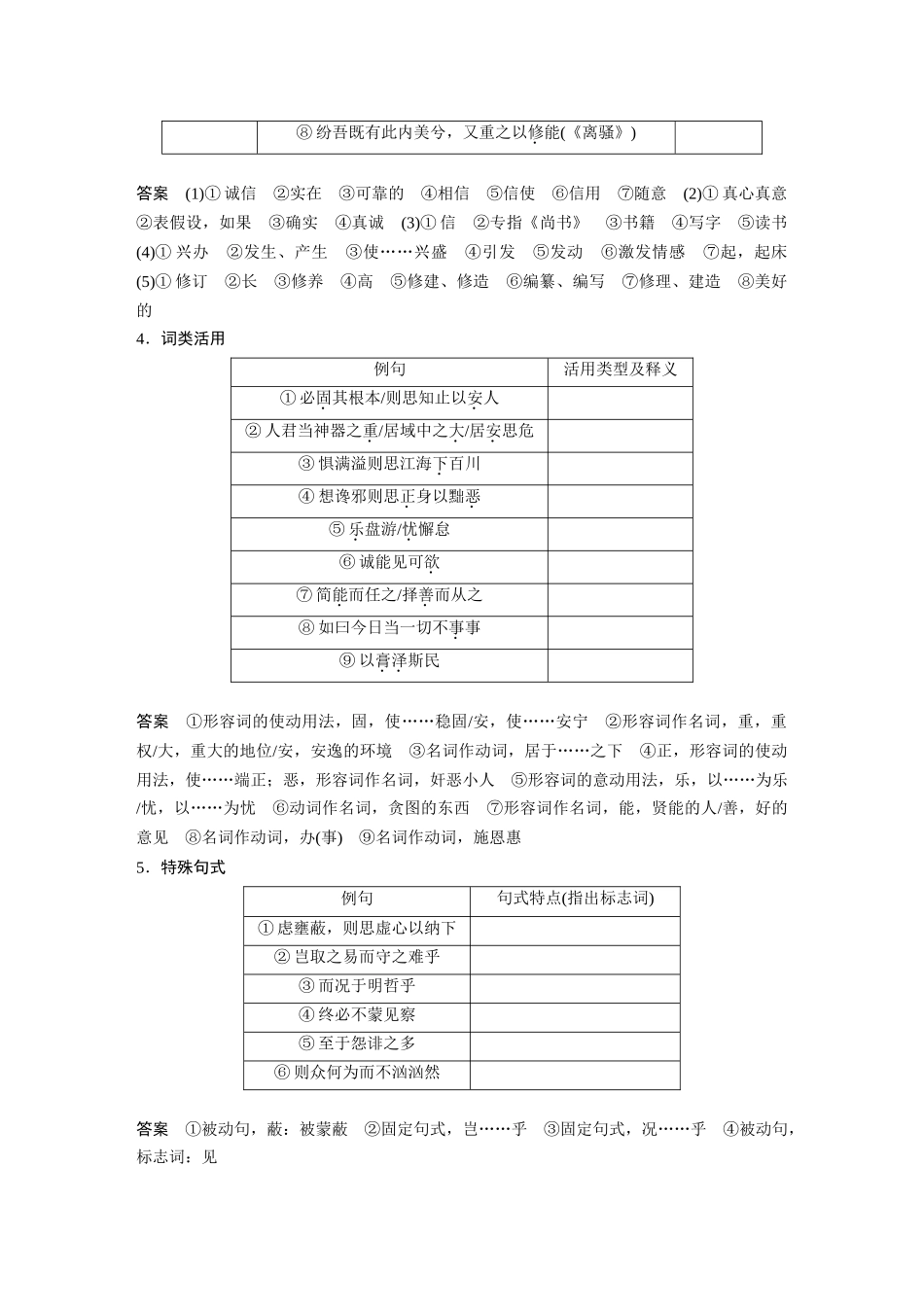 第2部分教材文言文复习课时24《谏太宗十思疏》《答司马谏议书》.docx_第3页
