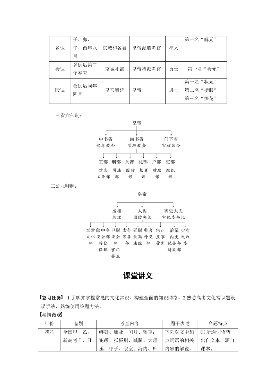 第3部分文言文考点突破课时38识记文化常识——分类识记，辅以语境.docx_第3页
