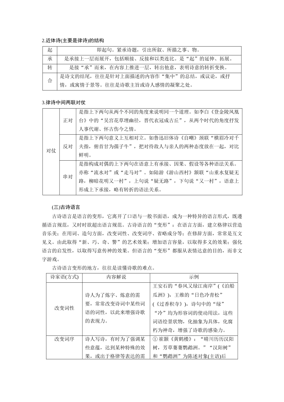 第4部分古诗词阅读与鉴赏特别知识清单(三)读懂古诗.docx_第2页