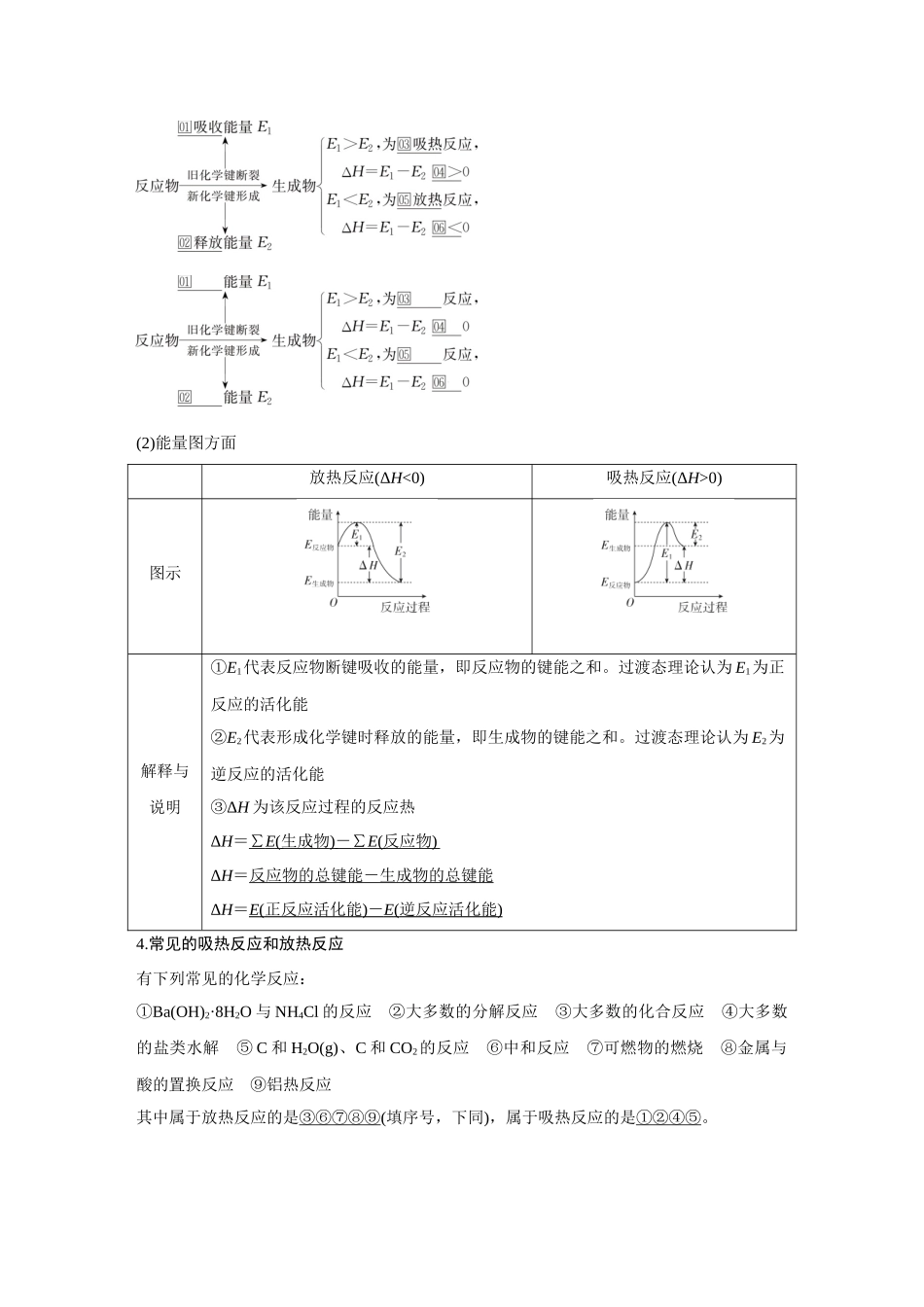 2026《金版教程》高考复习方案化学创新版-第1讲  反应热.docx_第2页