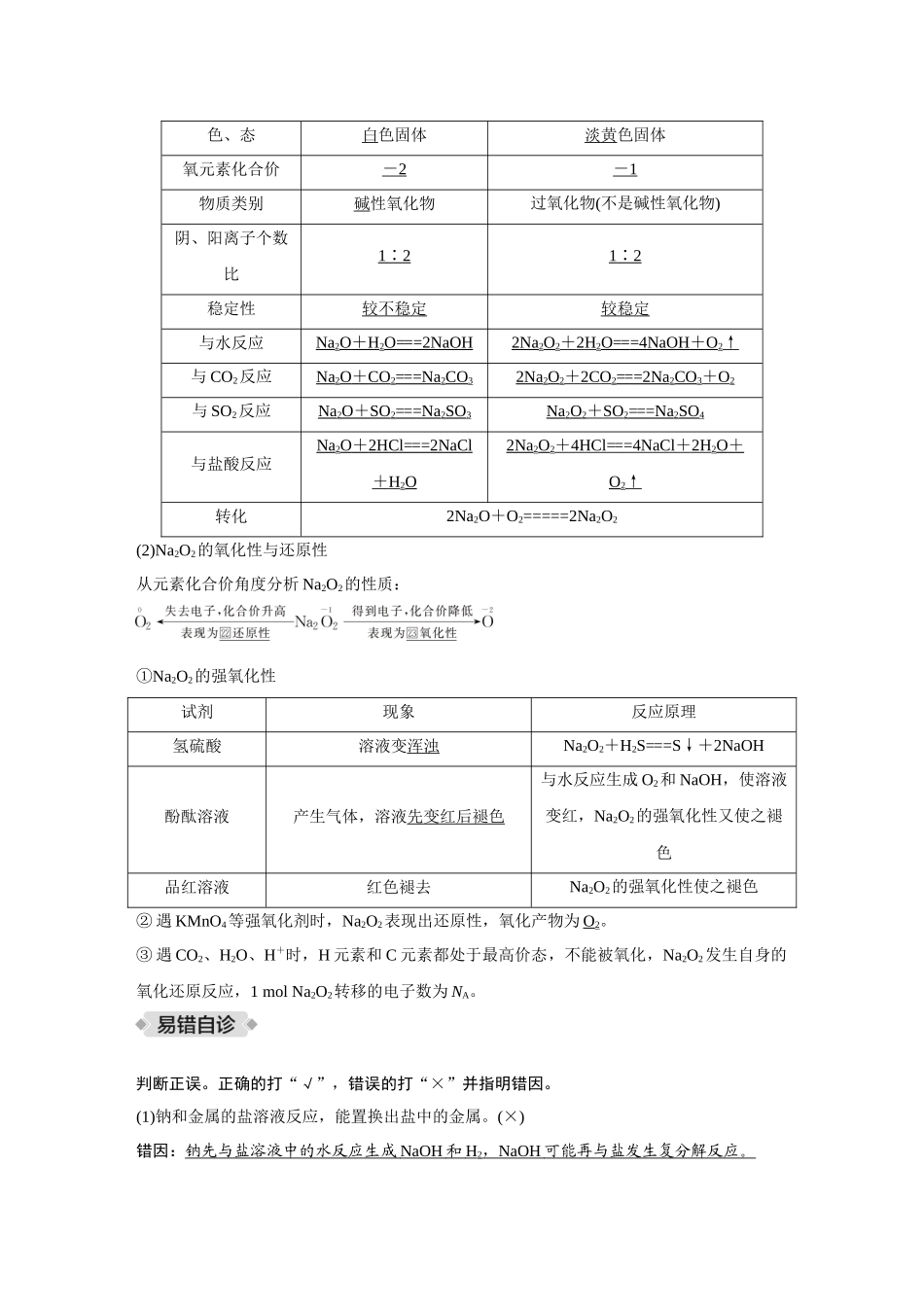 2026《金版教程》高考复习方案化学创新版-第1讲  钠及其化合物.docx_第3页