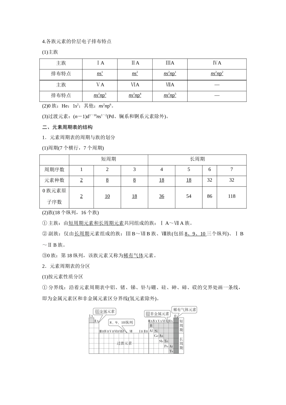 2026《金版教程》高考复习方案化学经典版-第2讲  元素周期表　元素周期律.docx_第2页