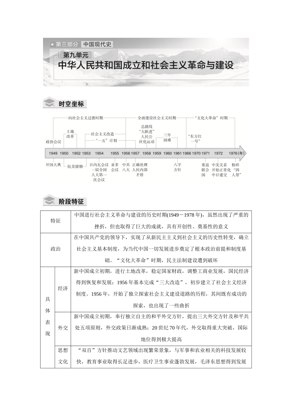 2026《金版教程》高考复习方案历史创新版-第25讲  中华人民共和国成立和向社会主义的过渡.docx_第1页