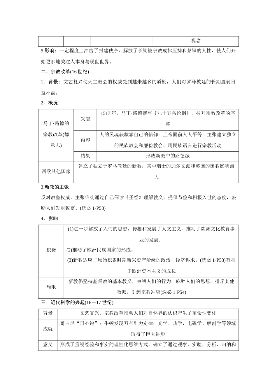 2026《金版教程》高考复习方案历史创新版-第34讲  欧洲的思想解放运动.docx_第2页