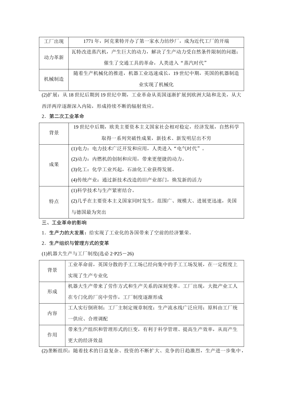 2026《金版教程》高考复习方案历史创新版-第36讲  影响世界的工业革命.docx_第3页