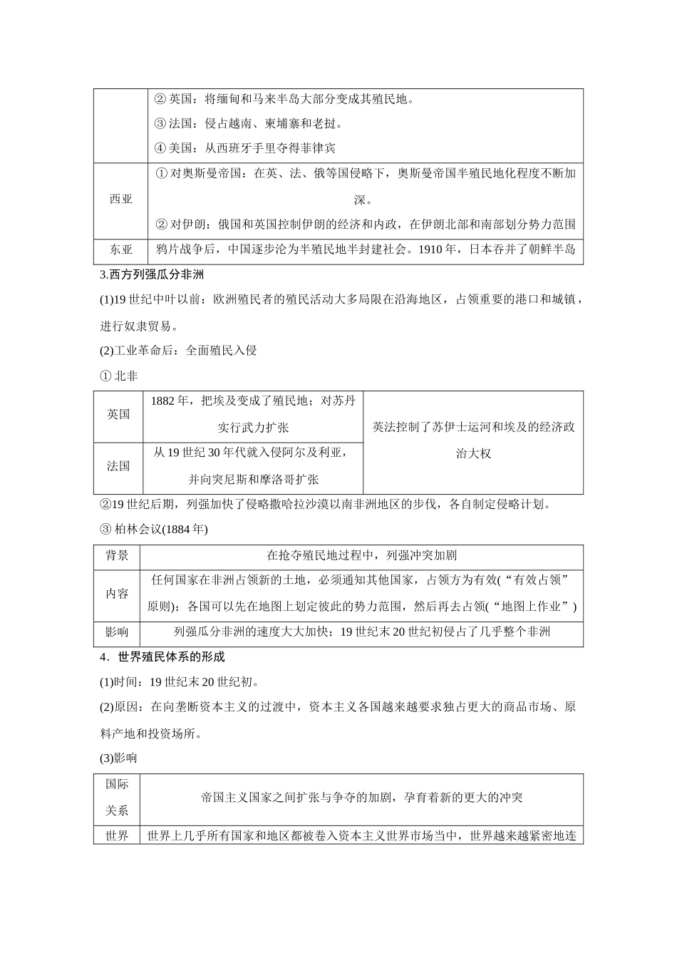2026《金版教程》高考复习方案历史经典版-第35讲  世界殖民体系的形成与亚非拉民族独立运动.docx_第2页