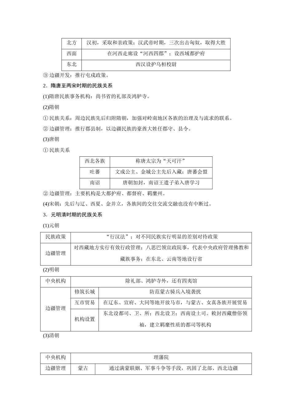 2026《金版教程》高考复习方案历史经典版-第49讲  中国古代至当代的民族关系与对外交往.docx_第2页