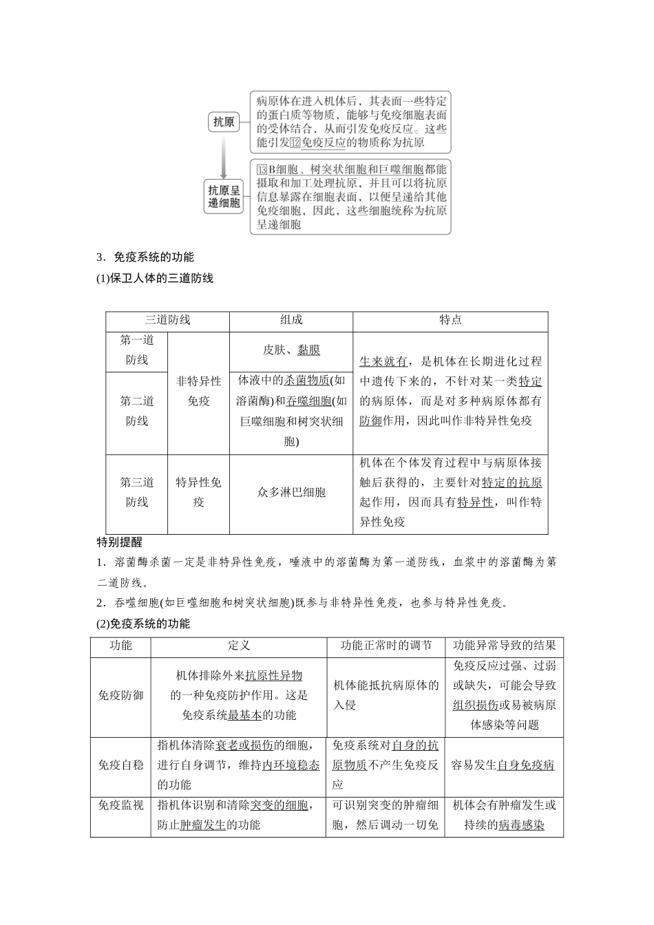 2026《金版教程》高考复习方案生物经典单选版-第七单元  第7课时  免疫系统和特异性免疫.docx_第2页