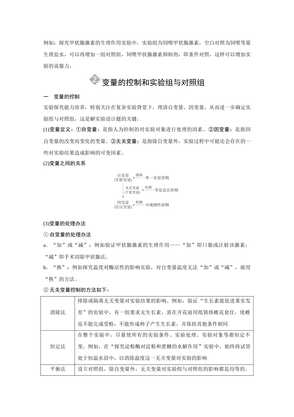 2026《金版教程》高考复习方案生物经典单选版-第十一单元 实验必备方法探究.docx_第2页