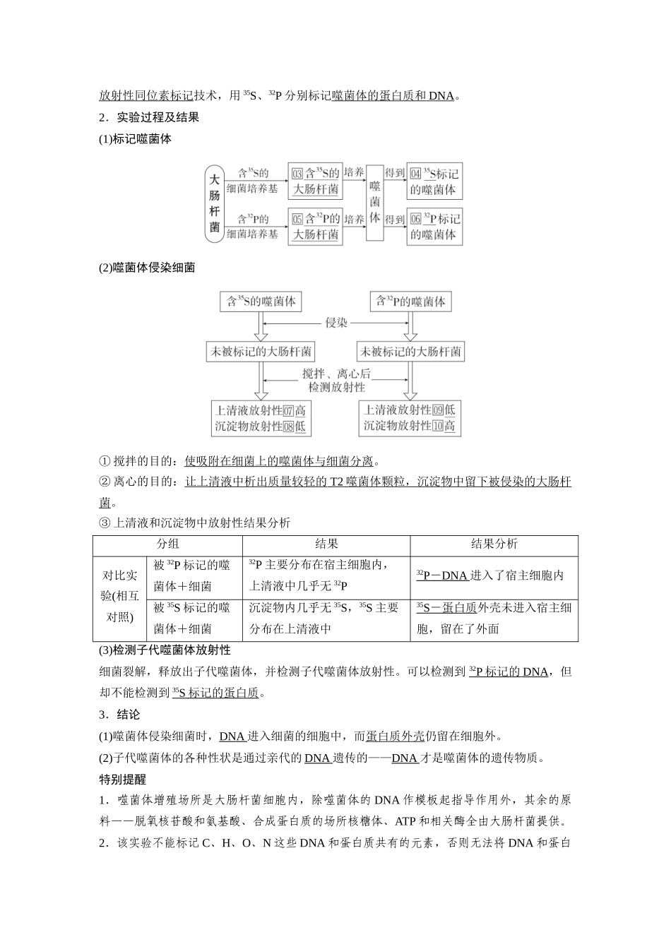 2026《金版教程》高考复习方案生物经典单选版-第五单元 第1课时 遗传的分子组成.docx_第3页