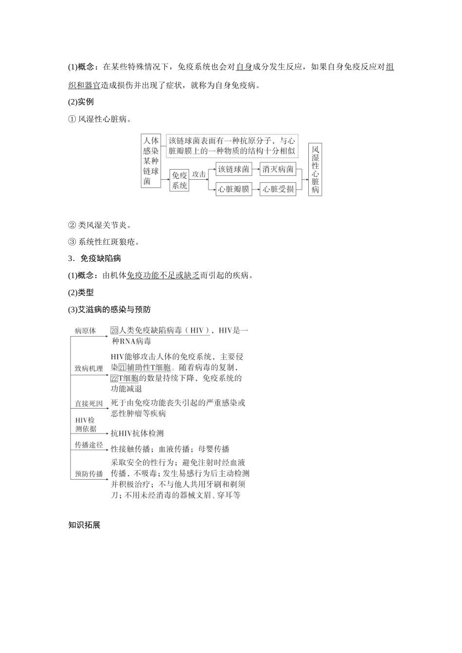 2026《金版教程》高考复习方案生物经典多选版-第七单元  第8课时  免疫失调和免疫学的应用.docx_第2页