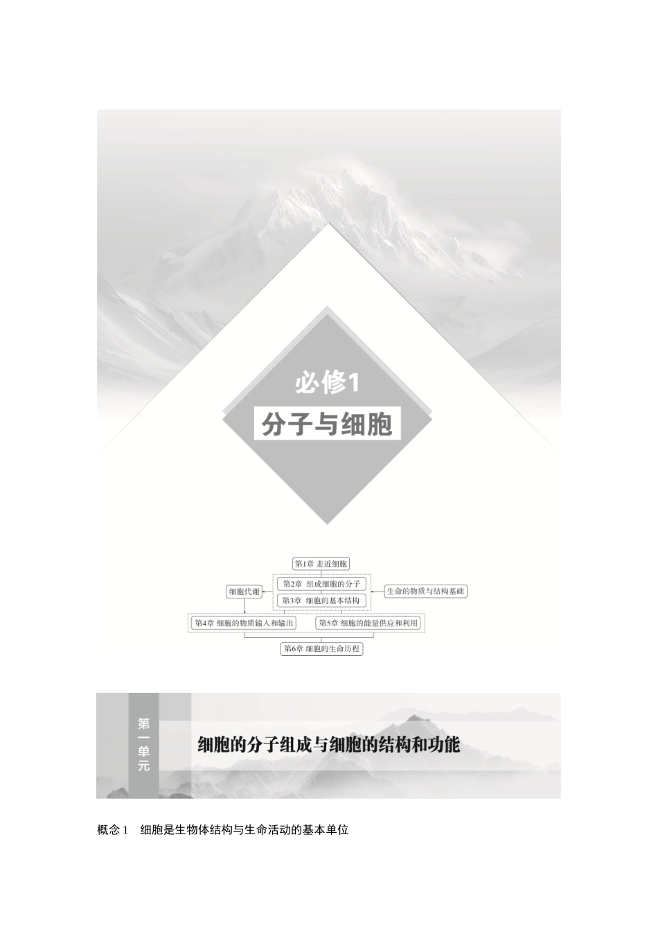 2026《金版教程》高考复习方案生物经典多选版-全书完整(上册1.docx_第1页