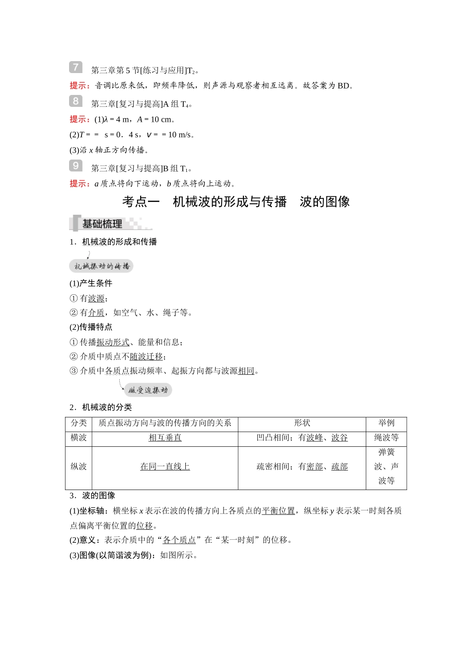 2026《金版教程》高考复习方案物理-第2讲  机械波.docx_第2页
