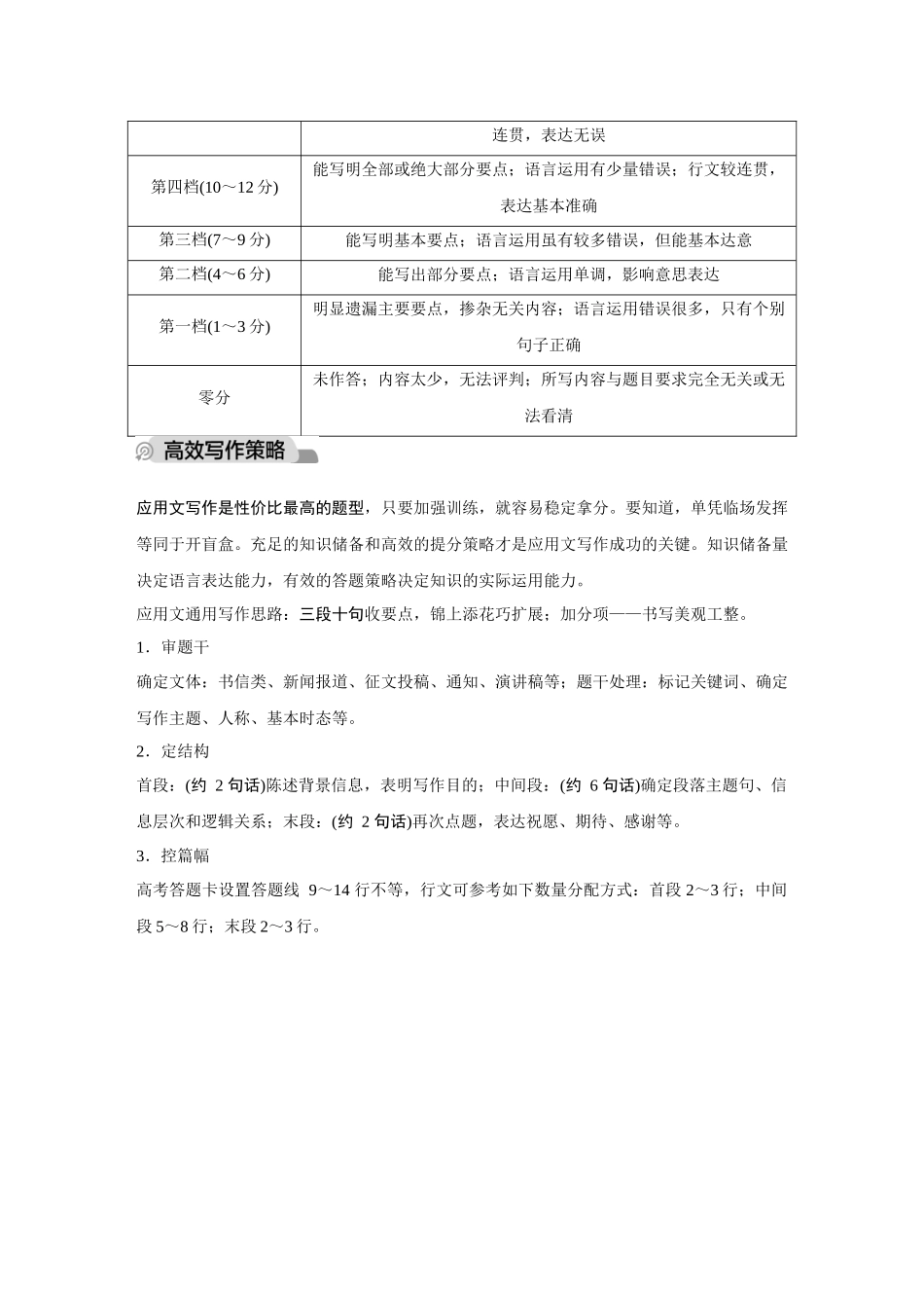 2026《金版教程》高考复习方案英语主题版-应用文写作——既讲规矩又讲个性.docx_第3页