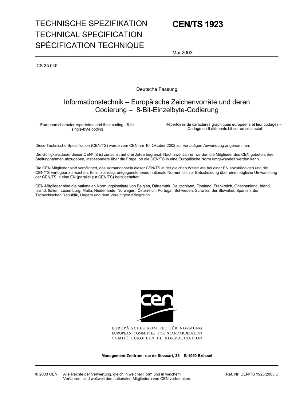 DIN CEN/TS 1923:2004-01(EN).pdf_第3页