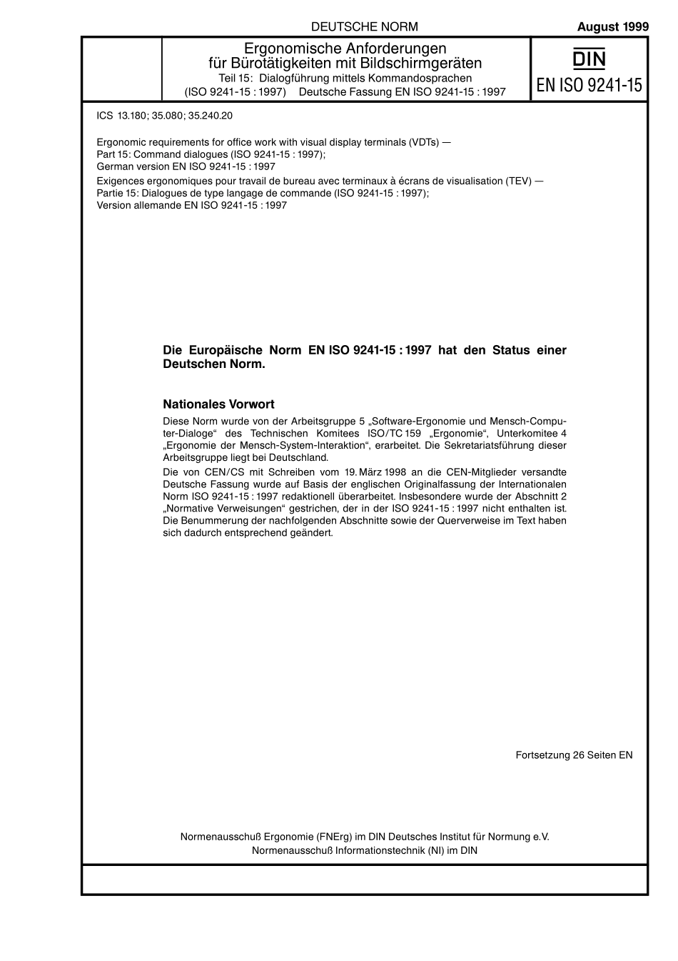 DIN EN ISO 9241-15:1999-08(EN).pdf_第1页