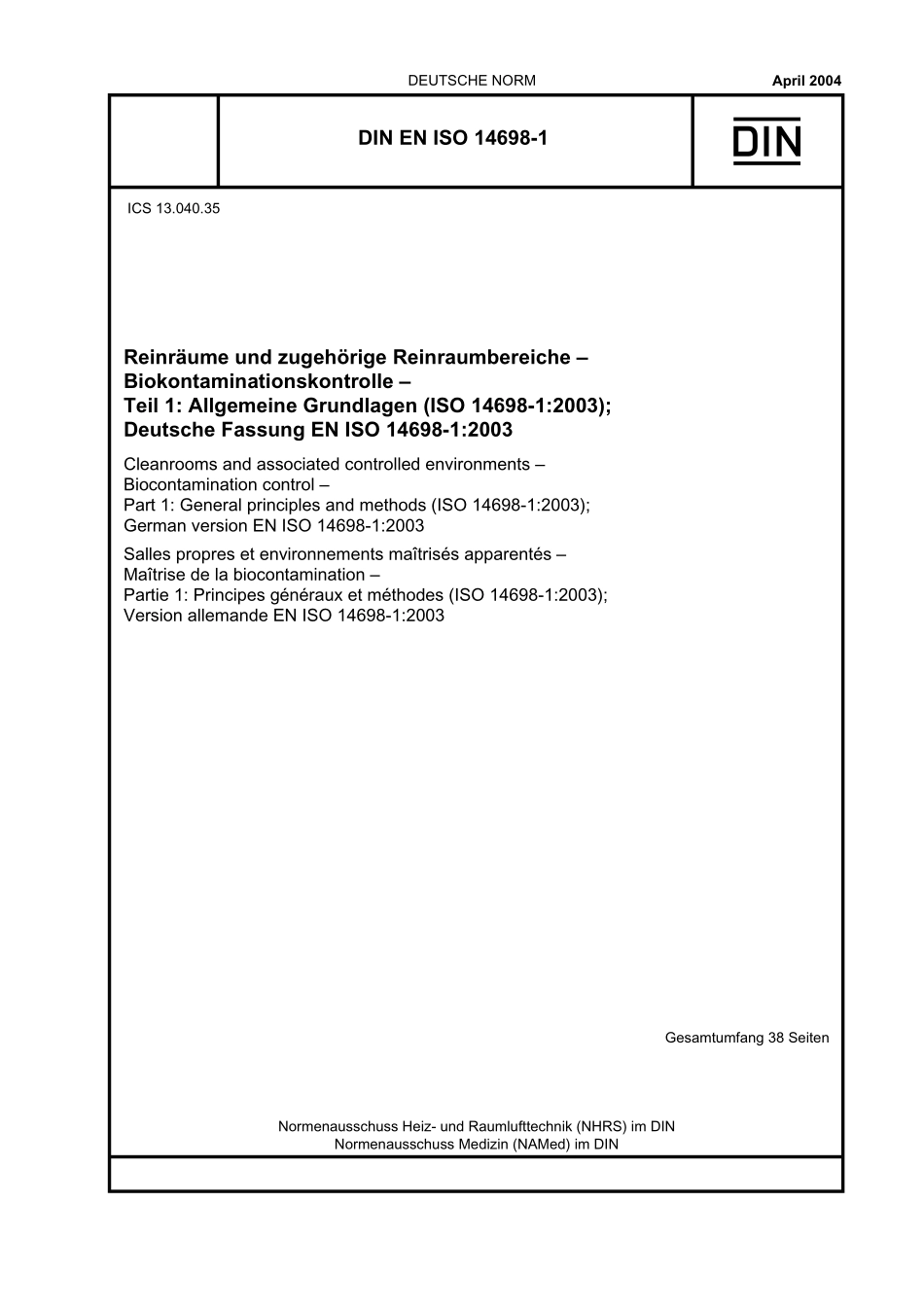 DIN EN ISO 14698-1:2004-04(EN).pdf_第1页