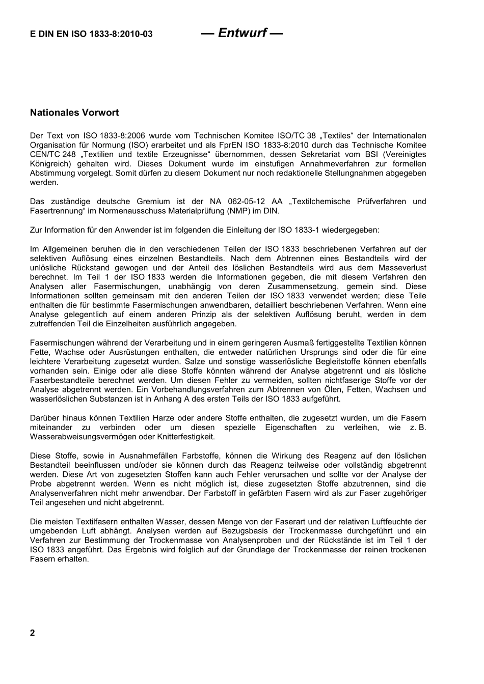 E DIN EN ISO 1833-8:2010-03(EN).pdf_第2页