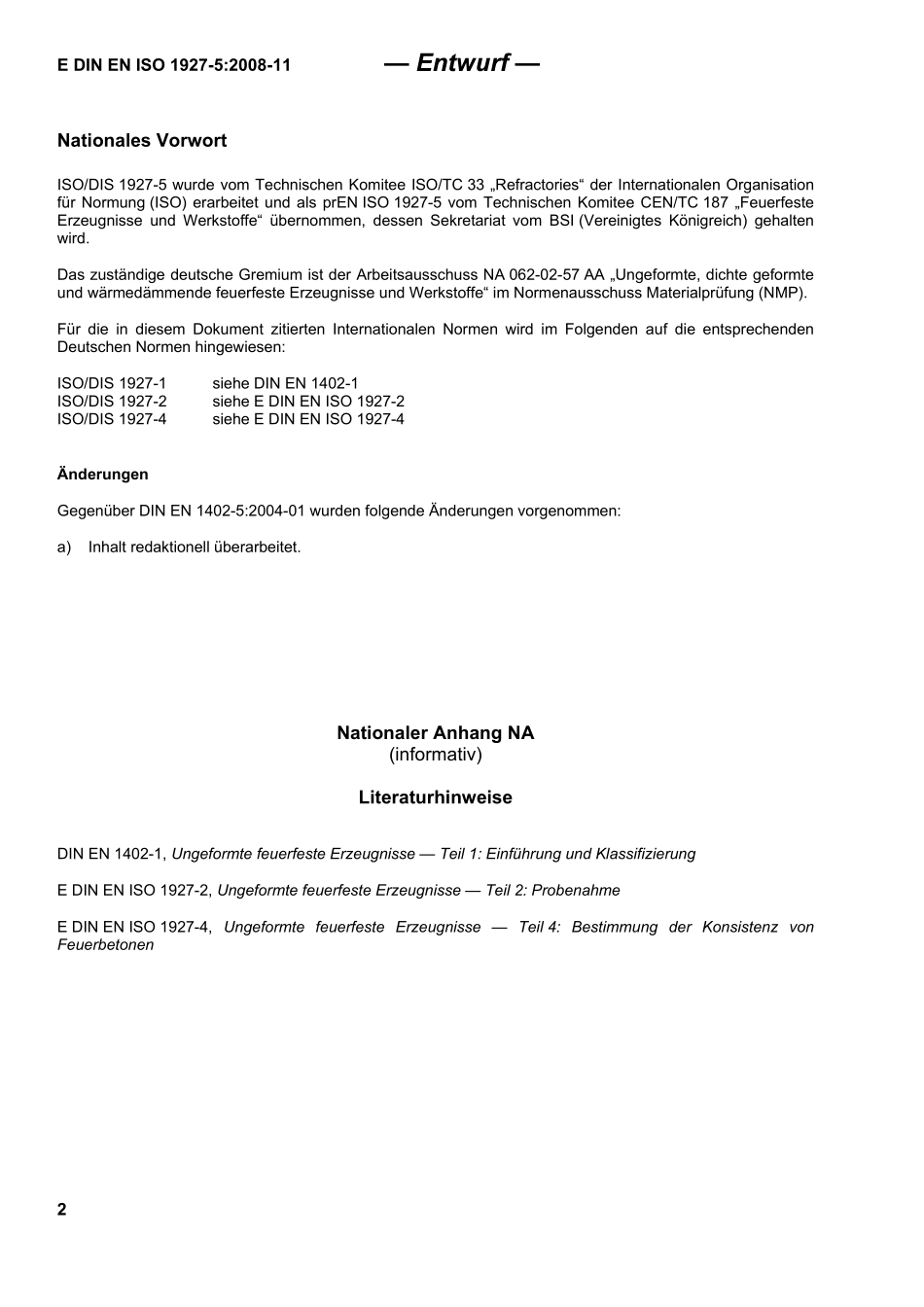 E DIN EN ISO 1927-5：2008-11（EN）.pdf_第2页