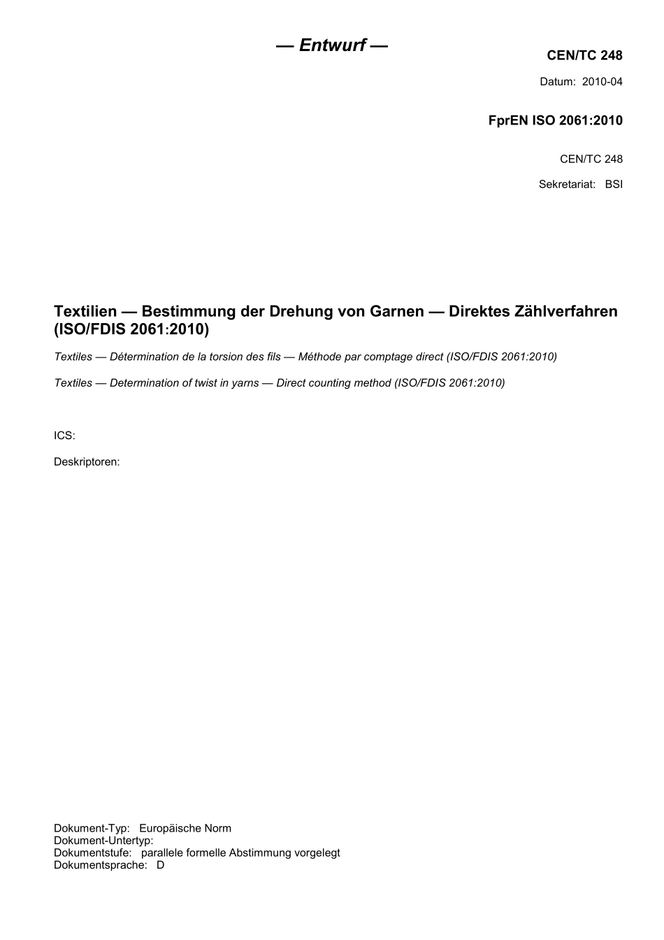 E DIN EN ISO 2061：2010-05（EN）.pdf_第3页