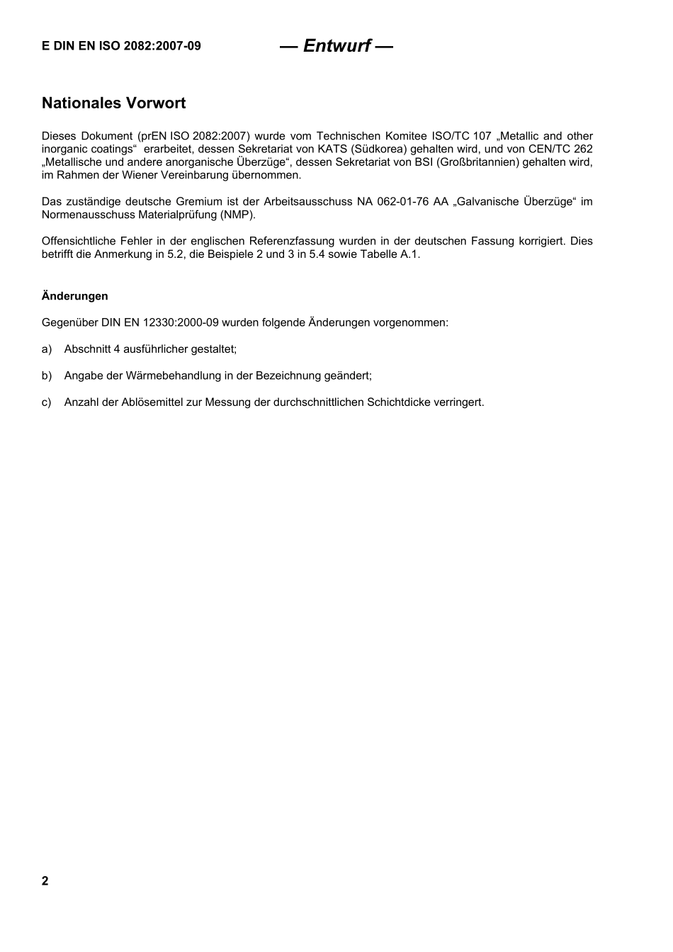 E DIN EN ISO 2082：2007-09（EN）.pdf_第2页