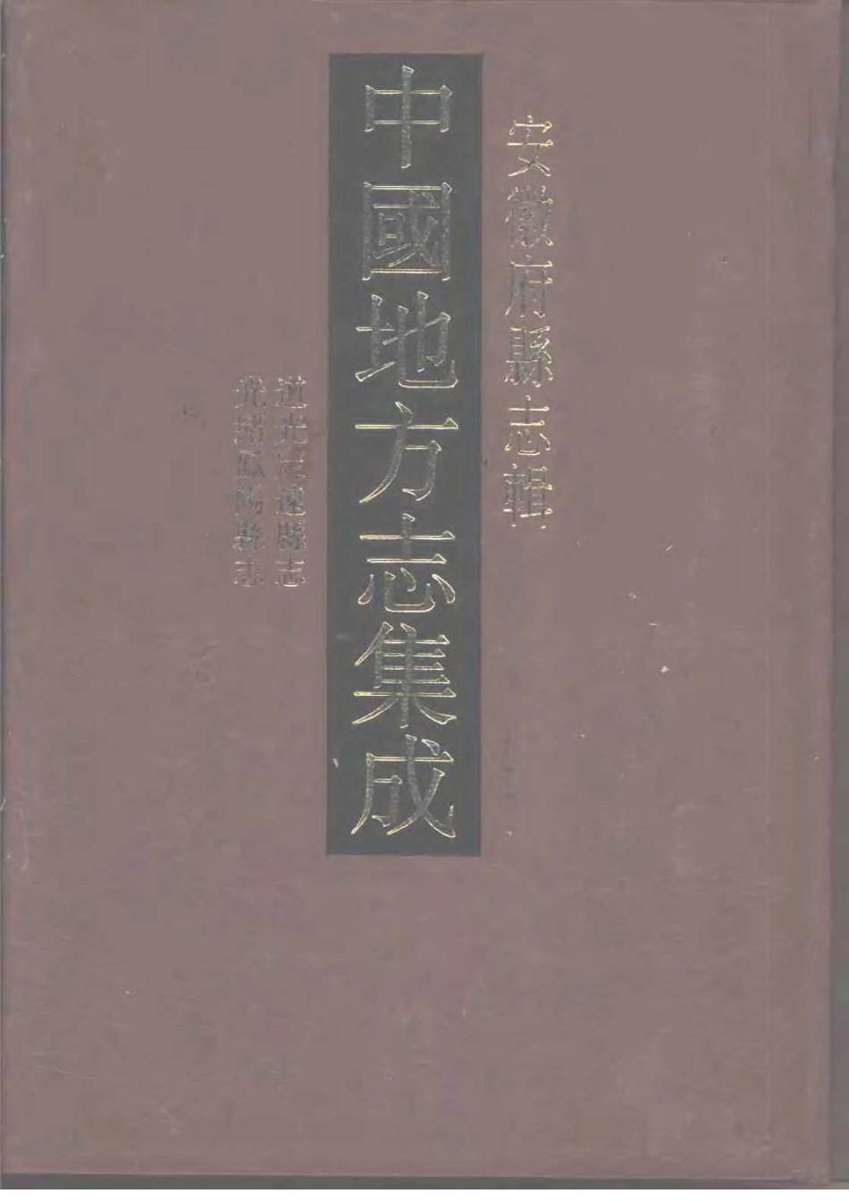 道光定远县志 光绪凤阳县志.pdf_第1页