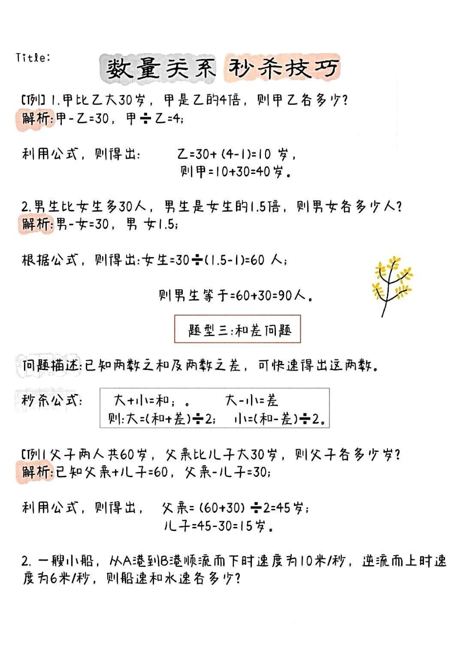 3十大秒杀技巧和公式总结.pdf_第2页
