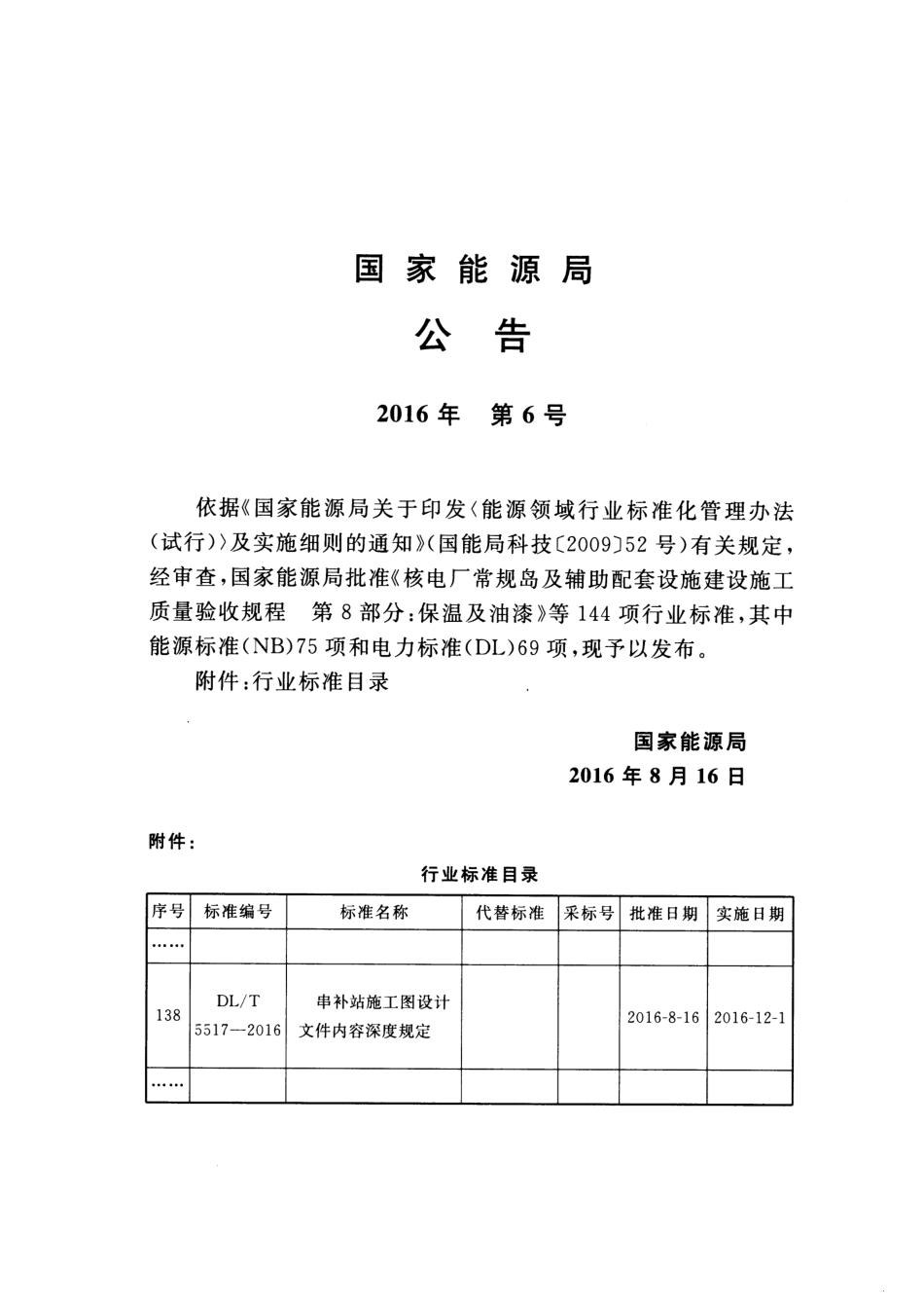 DLT5517-2016 串补站施工图设计文件内容深度规定.pdf_第3页