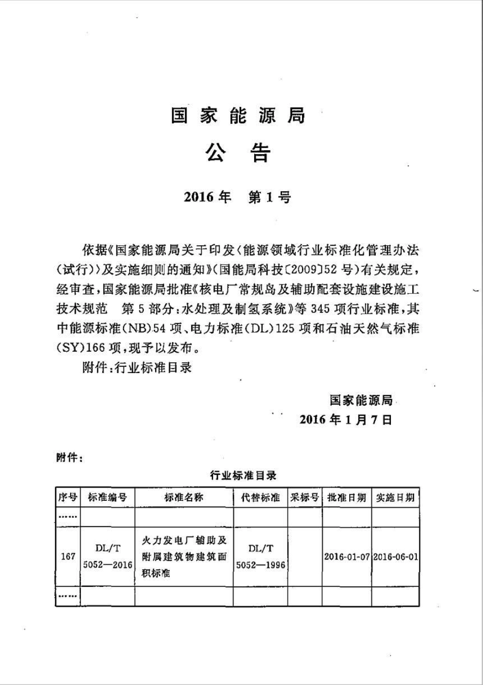 DLT5052-2016 火力发电厂辅助及附属建筑物面积标准.pdf_第3页