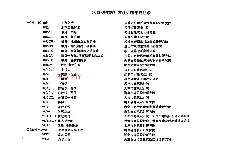 98系列建筑标准设计图集-燃气工程.pdf_第3页
